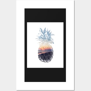 Sunset Pineapple Posters and Art